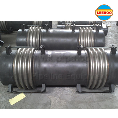 Small rod horizontal corrugated compensator