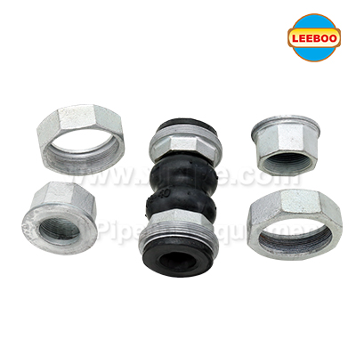 Fan coil rubber joint